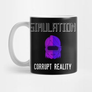 Simulation Corrupt Reality Mug